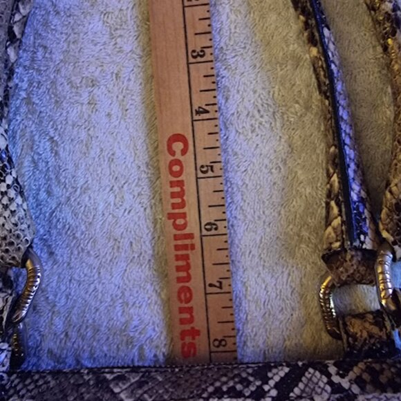 Stuart Weitzman Python Leather Shoulder Bag - Picture 6 of 10